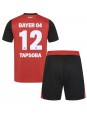 Bayer Leverkusen Edmond Tapsoba #12 Dječji Domaci Dres kompleti 2024-25 Kratak Rukavima (+ kratke hlače)